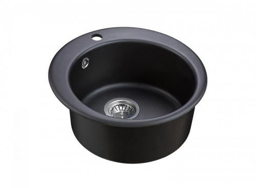 Кухонная мойка Emar Quartz 47,5 EMQ-1475.C цвет Оникс