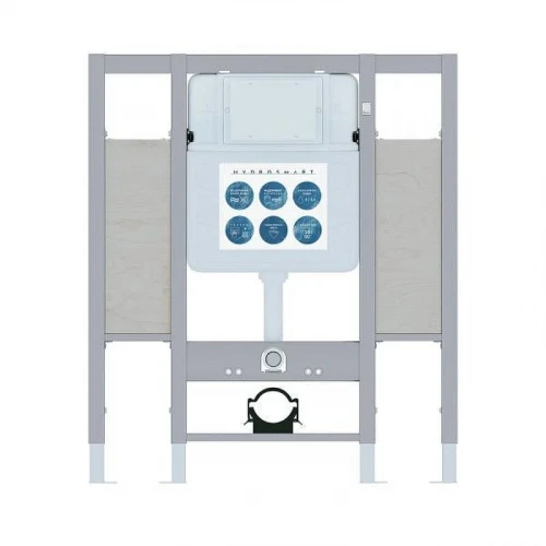 Инсталляция Nofer Hydrosmart 07802.N для унитаза без клавиши смыва