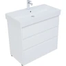 Тумба под раковину Aquanet Nova Lite 85 302475 Белый глянец МДФ / ЛДСП