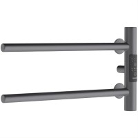 Электрический полотенцесушитель Melodia della vita Drumsticks Electro Ferrum 40х18 П2 MTRDEF4018gt Графит