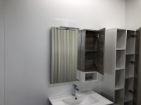 Зеркальный шкаф Comforty Турин 75 00004144198 Дуб бежевый МДФ / ЛДСП