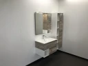 Зеркальный шкаф Comforty Турин 75 00004144198 Дуб бежевый МДФ / ЛДСП