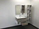 Зеркальный шкаф Comforty Турин 75 00004144198 Дуб бежевый МДФ / ЛДСП