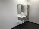 Зеркальный шкаф Comforty Турин 75 00004144198 Дуб бежевый МДФ / ЛДСП