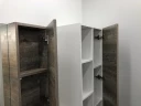 Зеркальный шкаф Comforty Турин 75 00004144198 Дуб бежевый МДФ / ЛДСП