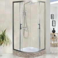 Душевой уголок WeltWasser WW500 С 80х80 10000012445 профиль Хром стекло прозрачное