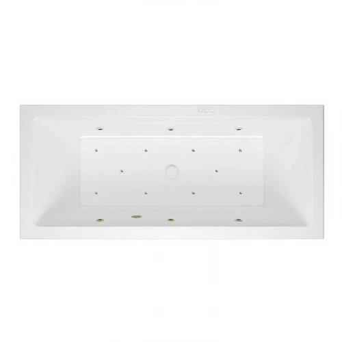 Акриловая ванна Excellent Heaven Slim 180x80 WAEX.HEV18S.RELAX.BR цвет Белый с гидромассажем форсунки Бронза