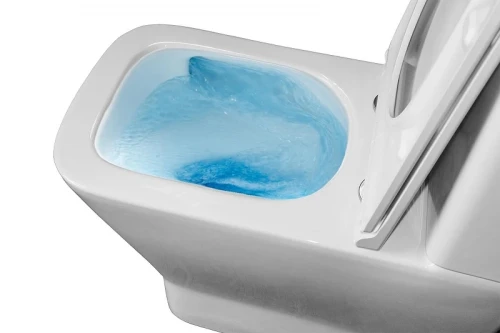Унитаз компакт Azario Joy Торнадо AZ-2168-UQ3 цвет Белый с бачком и сиденьем Микролифт