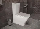 Унитаз компакт Azario Joy Торнадо AZ-2168-UQ3 цвет Белый с бачком и сиденьем Микролифт