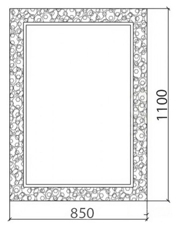 Зеркало Boheme Armadi Art Rose 85 548 Золото стекло