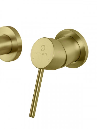 Смеситель для раковины FILARETE Roun FL4020MG цвет Золото матовое