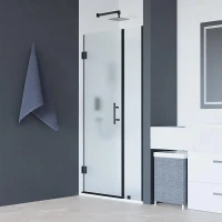 Душевая дверь RGW Hotel HO-012B 100 350601200-24 профиль Черный матовый стекло матовое-сатинат