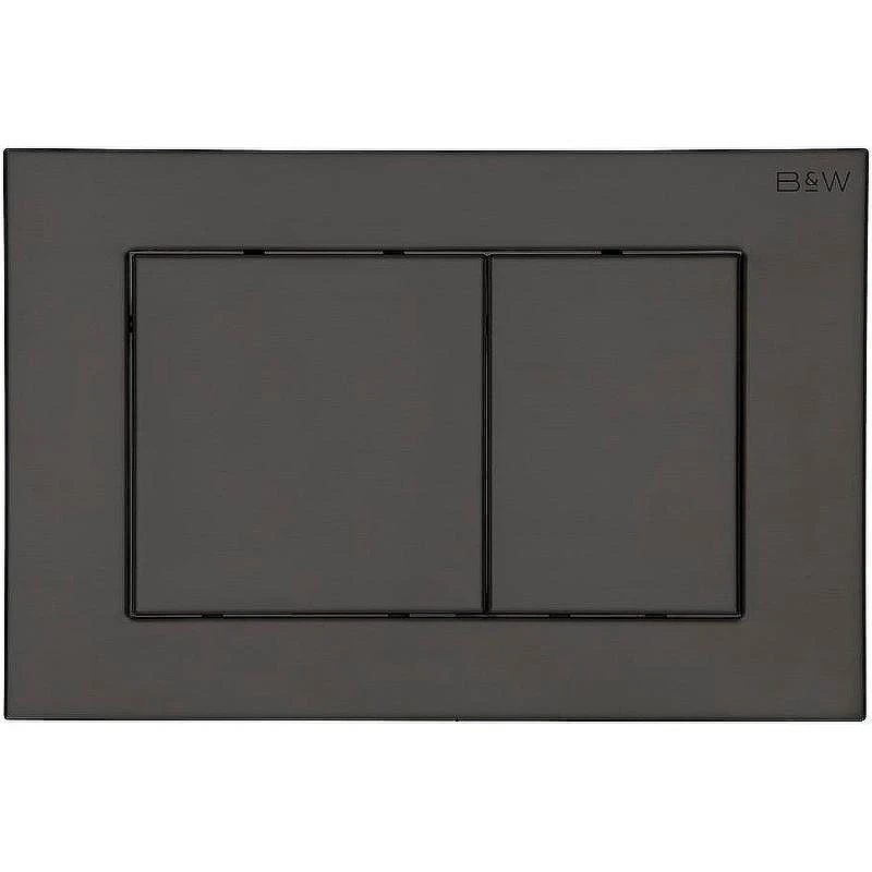 Кнопка смыва для инсталляции Black&White Universe WPI-09530GM 09530 Matt Gun Metal
