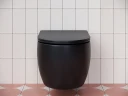 Унитаз Ceramicanova Play CN3001MB подвесной Черный матовый с сиденьем Микролифт фарфор подвесной