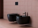 Унитаз Ceramicanova Play CN3001MB подвесной Черный матовый с сиденьем Микролифт фарфор подвесной