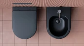 Унитаз Ceramicanova Play CN3001MB подвесной Черный матовый с сиденьем Микролифт фарфор подвесной