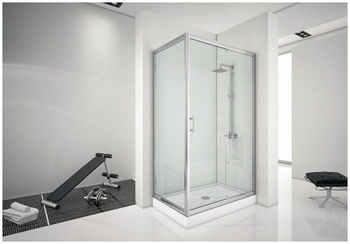 Душевой уголок Aquanet Alfa NAA1131 160х90 273607 профиль Хром стекло прозрачное