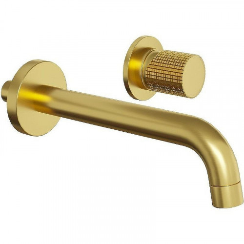 Смеситель для раковины Paini Cox Grip 7GPJ208 Золото матовое