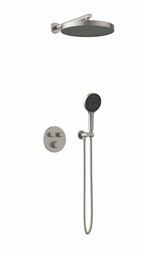 Душевая система AltroBagno Bilancia 040415 Ni с термостатом цвет Никель