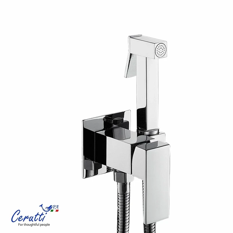 Гигиенический душ со смесителем Ceruttispa Резия (Resia) SH CT12130 12130 цвет Хром глянцевый