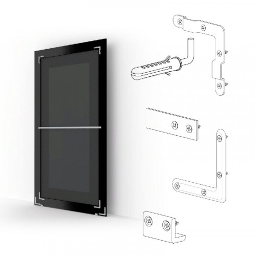 Зеркало Evoform Definite Floor 196х76 Алюминий стекло