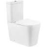Унитаз компакт BelBagno Albano BB120CPR/BB120SC без бачка с сиденьем Микролифт фаянс напольный