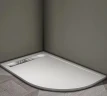 Душевой поддон из искусственного камня Veconi Tezeo 120x90 L TZ06L-12090A-01-19C3 Белый