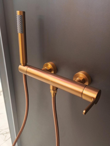 Смеситель для душа AltroBagno Unione 030605 BC цвет Медь матовая