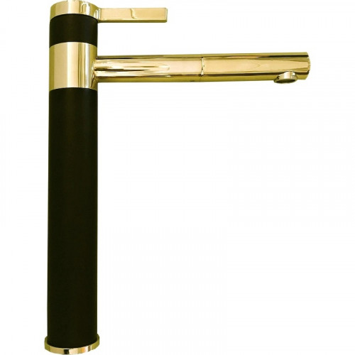 Смеситель для кухни Alveus Zina Monarch Gold 1136509 Черный Золото латунь