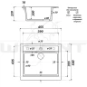 Кухонная мойка Gerhans 45 A45-22/311-11-24/W4998-4-22 со смесителем цвет Черный