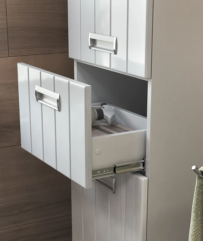 Шкаф пенал Vigo Diana 40 pn.DIA.40 Белый МДФ / ЛДСП