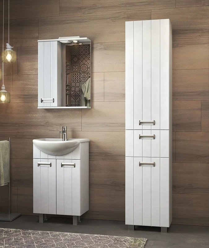 Шкаф пенал Vigo Diana 40 pn.DIA.40 Белый МДФ / ЛДСП
