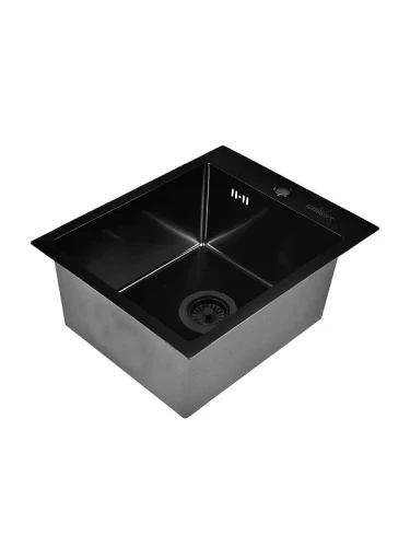 Кухонная мойка Wisent 40 WS34050B/WGER019B/W4998-3-U со смесителем цвет Графит