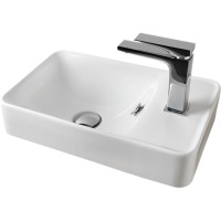 Раковина Artceram Savon 45 LML003 01 00 Белая фарфор подвесная, накладная