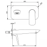 Смеситель для раковины Savol SK-H7207 цвет Хром