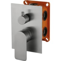 Смеситель для душа BelBagno Nova NOV-SDMC-IN Сатин нержавеющая сталь встраиваемый