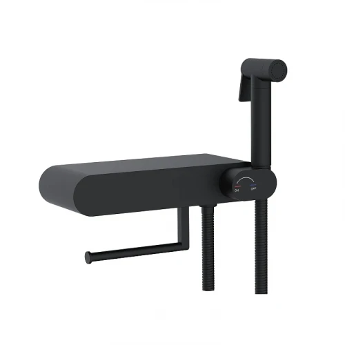 Гигиенический душ со смесителем RGW Shower Panels 581408222-04 цвет Черный