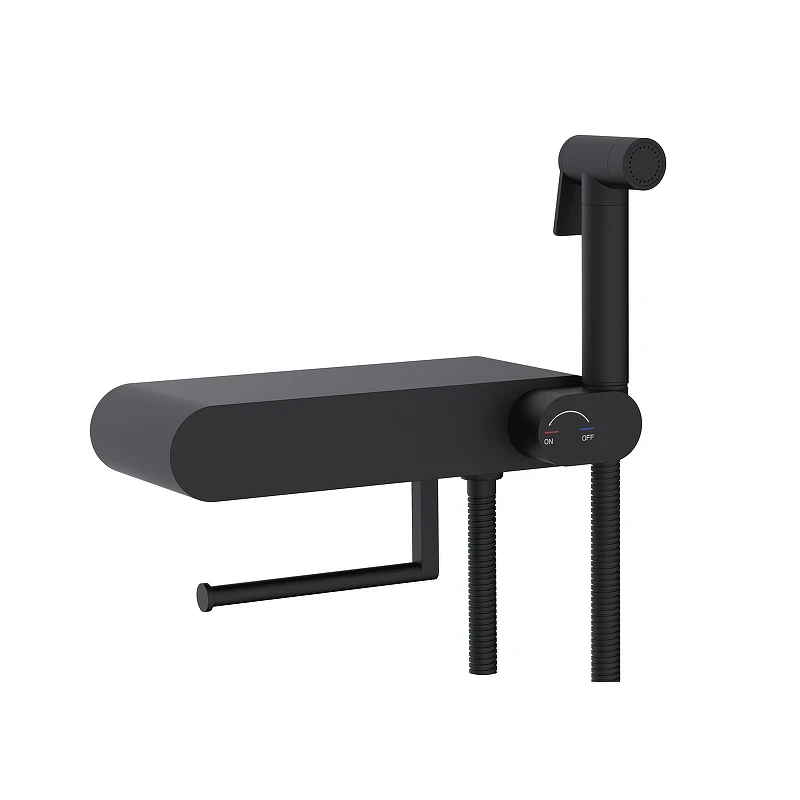 Гигиенический душ со смесителем RGW Shower Panels 581408222-04 цвет Черный