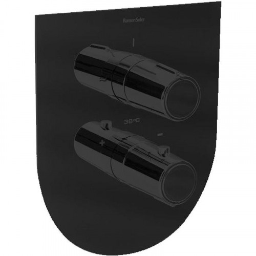 Смеситель для душа Ramonsoler Tzar 342411SNM с термостатом Черный матовый