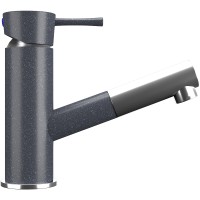 Смеситель для кухни Ulgran Classic U-009-343 Антрацит латунь