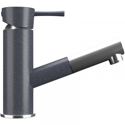 Смеситель для кухни Ulgran Classic U-009-343 Антрацит латунь