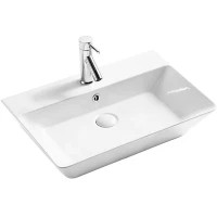 Раковина WeltWasser Elbach 2253 60 10000003835 Белый глянец фаянс накладная