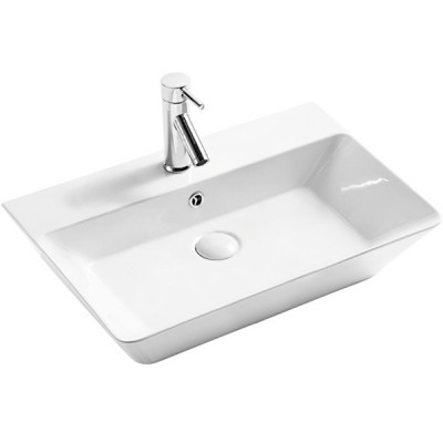 Раковина WeltWasser Elbach 2253 60 10000003835 Белый глянец фаянс накладная