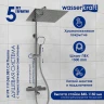Душевая система WasserKRAFT A199.119.065.087.CH Thermo с термостатом Хром латунь на стену