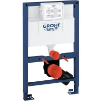 Инсталляция Grohe Rapid SL 38526000 для унитаза без клавиши нержавеющая сталь