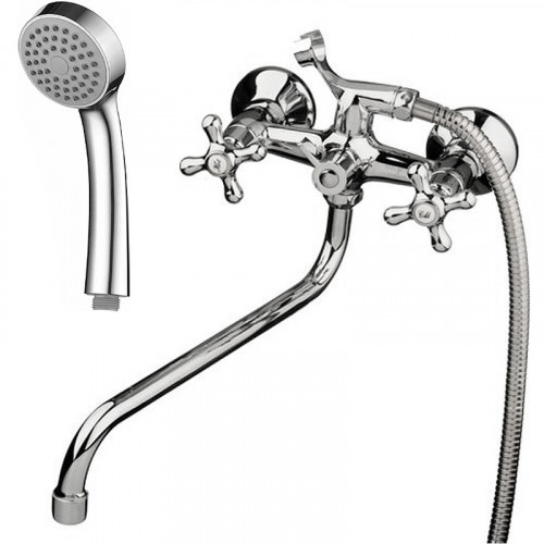 Смеситель для ванны Melodia della vita Galateo Rus MDV40241R универсальный Хром