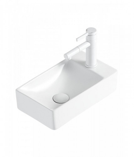 Раковина Agger 38 L ASH131375L цвет Белый глянцевый