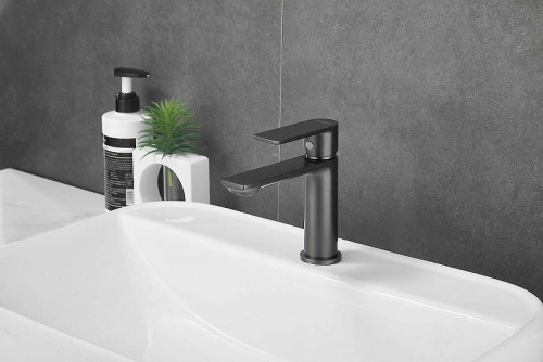 Смеситель для раковины Haiba HB10639-3 Оружейная сталь латунь