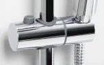 Душевая система WasserKRAFT A199.069.141.010.CH Thermo с термостатом Хром латунь на стену