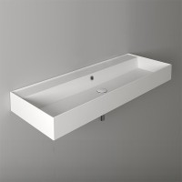 Раковина Simas Agile 121 AG121 bi*0 Белая фаянс подвесная, накладная
